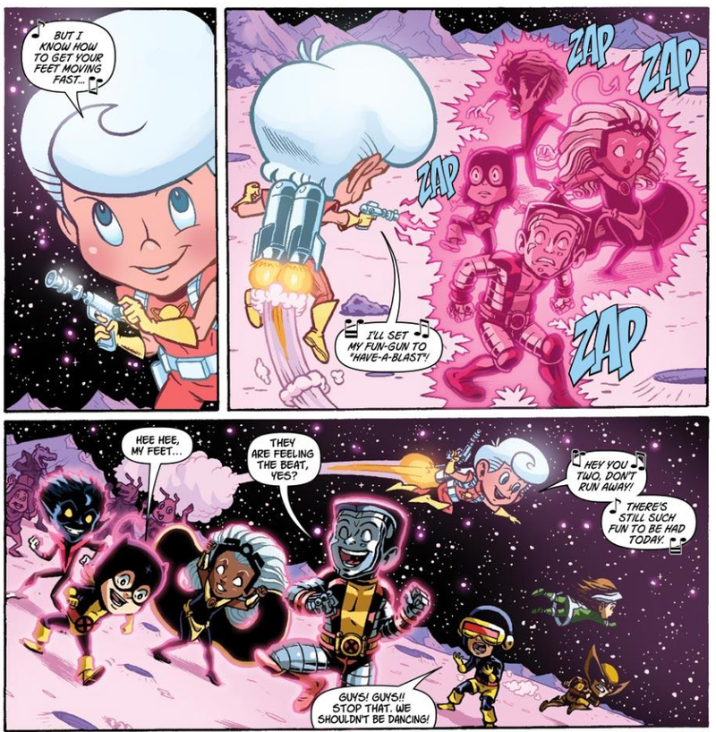 Illustration for article titled Marvel Brought Back One of Its Most Embarrassing Kids Characters in a Really Funny Way